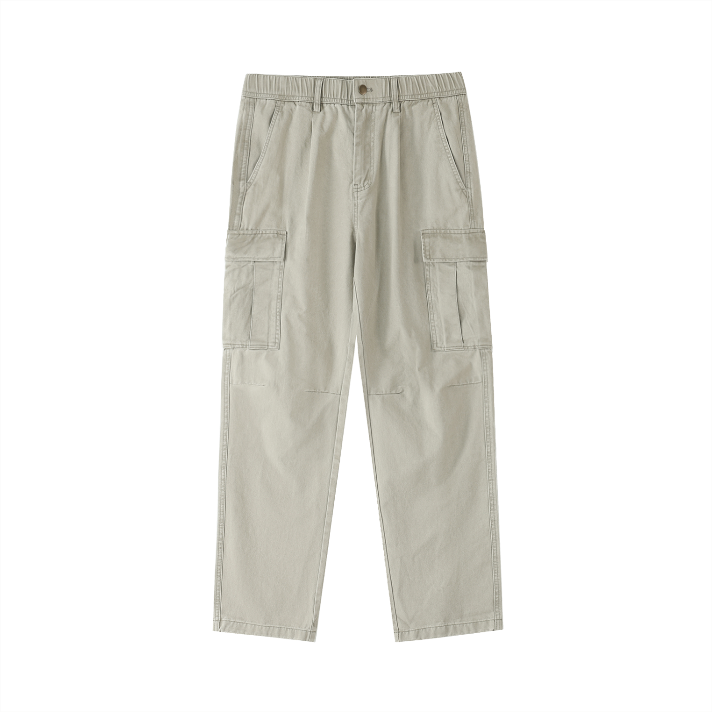 Elastic Waist Cargo Pants