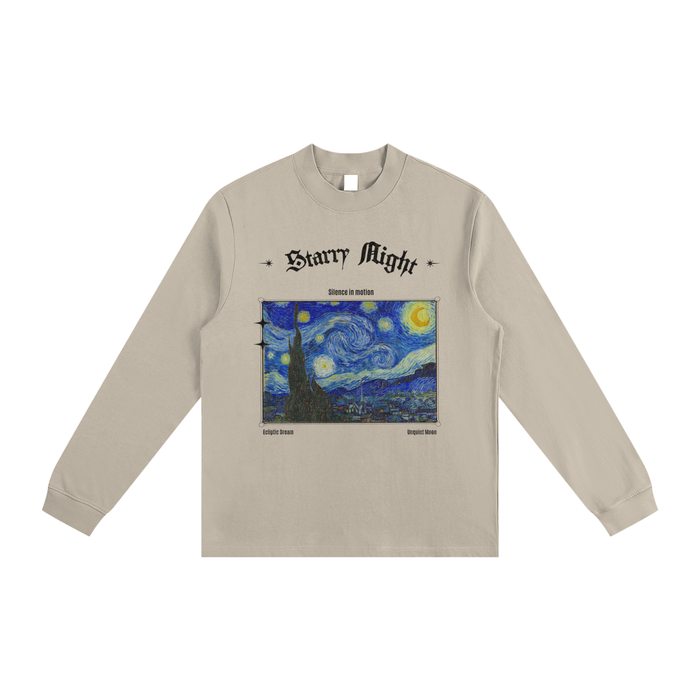 ‘Starry Night’ Mock Neck Sweatshirt