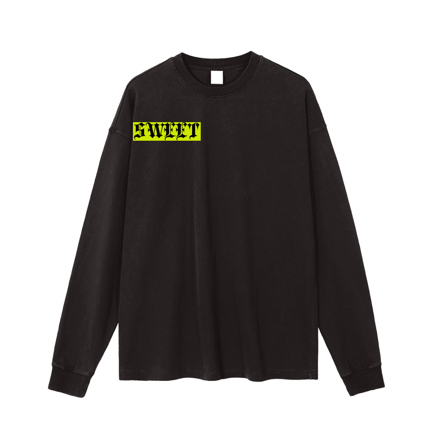 Long Sleeve Tee - "SWEET" (Enzyme Washed)