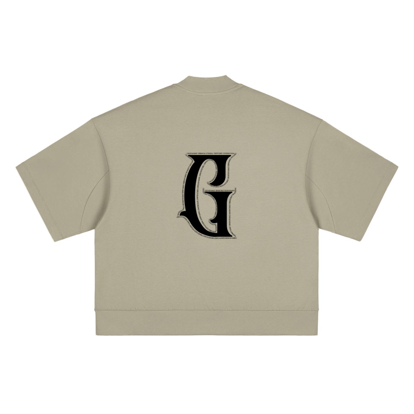 Heavyweight Oversized Mock Neck T-Shirt