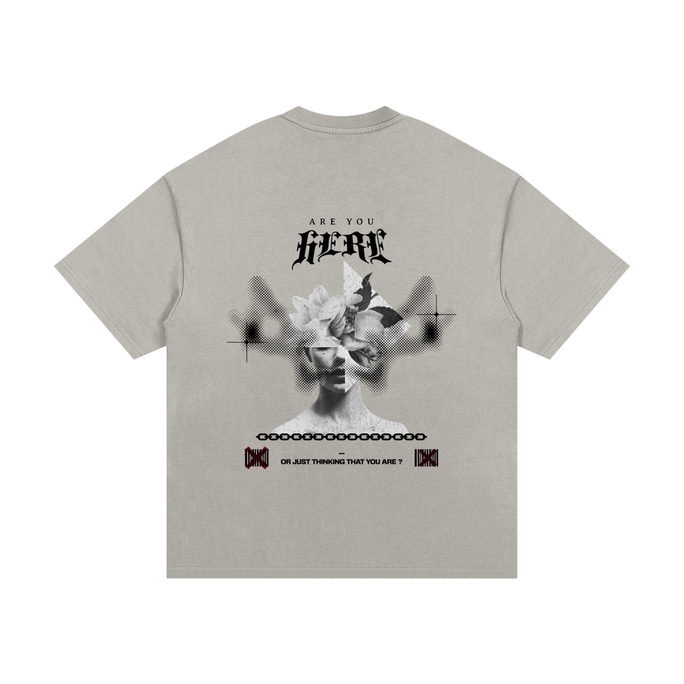 “Are You Here?” | Essential Heavyweight Cotton T-Shirt