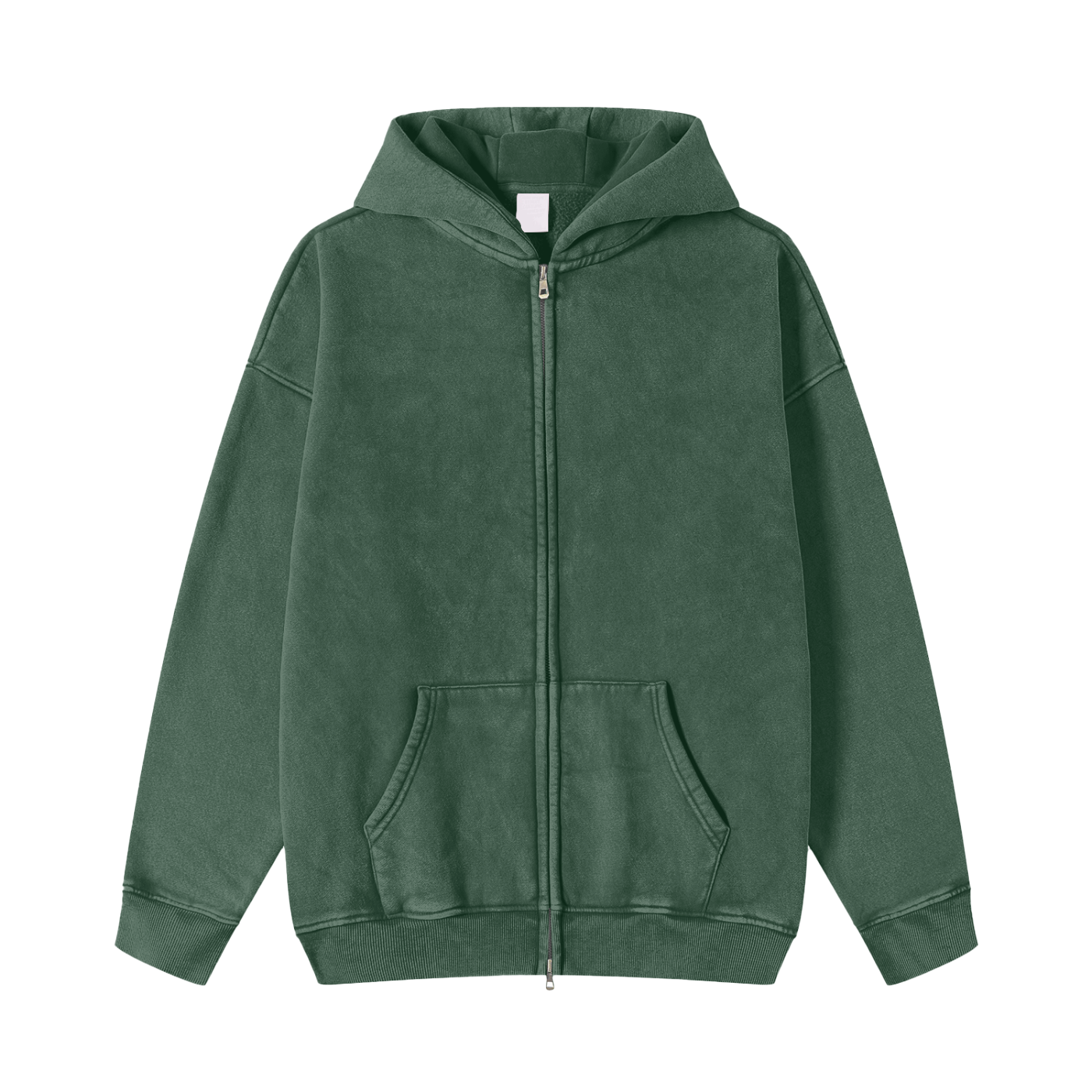 Snow-Washed “Do Do Donuts” | Graphic Zip-Up Hoodie