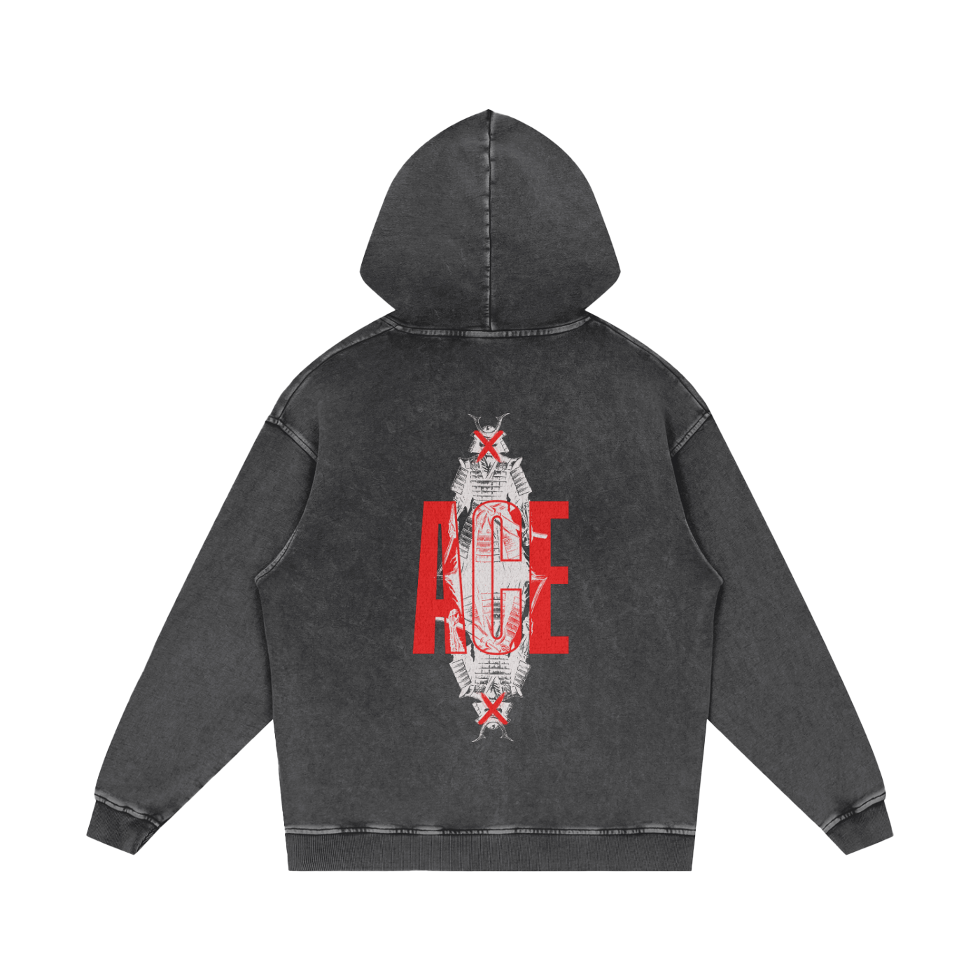 Ace Acid Wash Oversize Hoodie