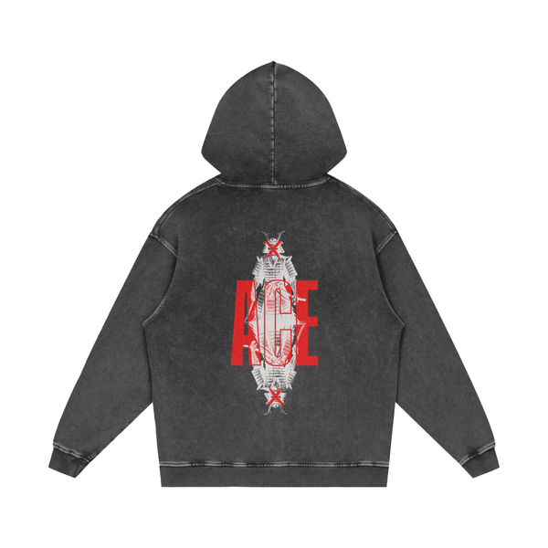 Ace Acid Wash Oversize Hoodie