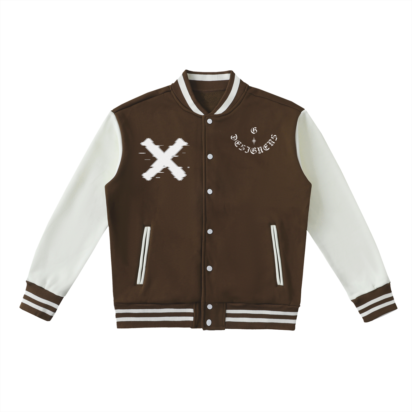 Two-Tone Classic Varsity Jacket