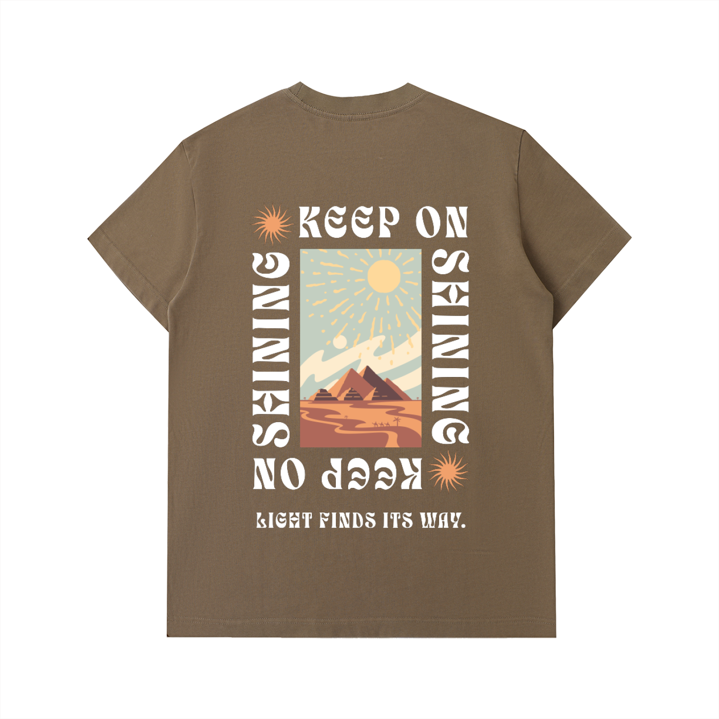Keep On Shining Graphic Cotton Tee
