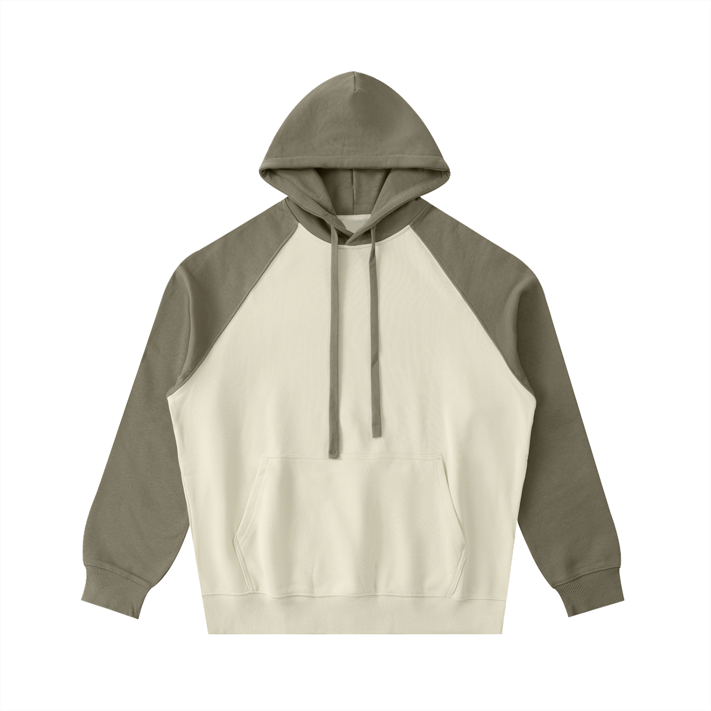 Color Block Raglan Sleeve Hoodie