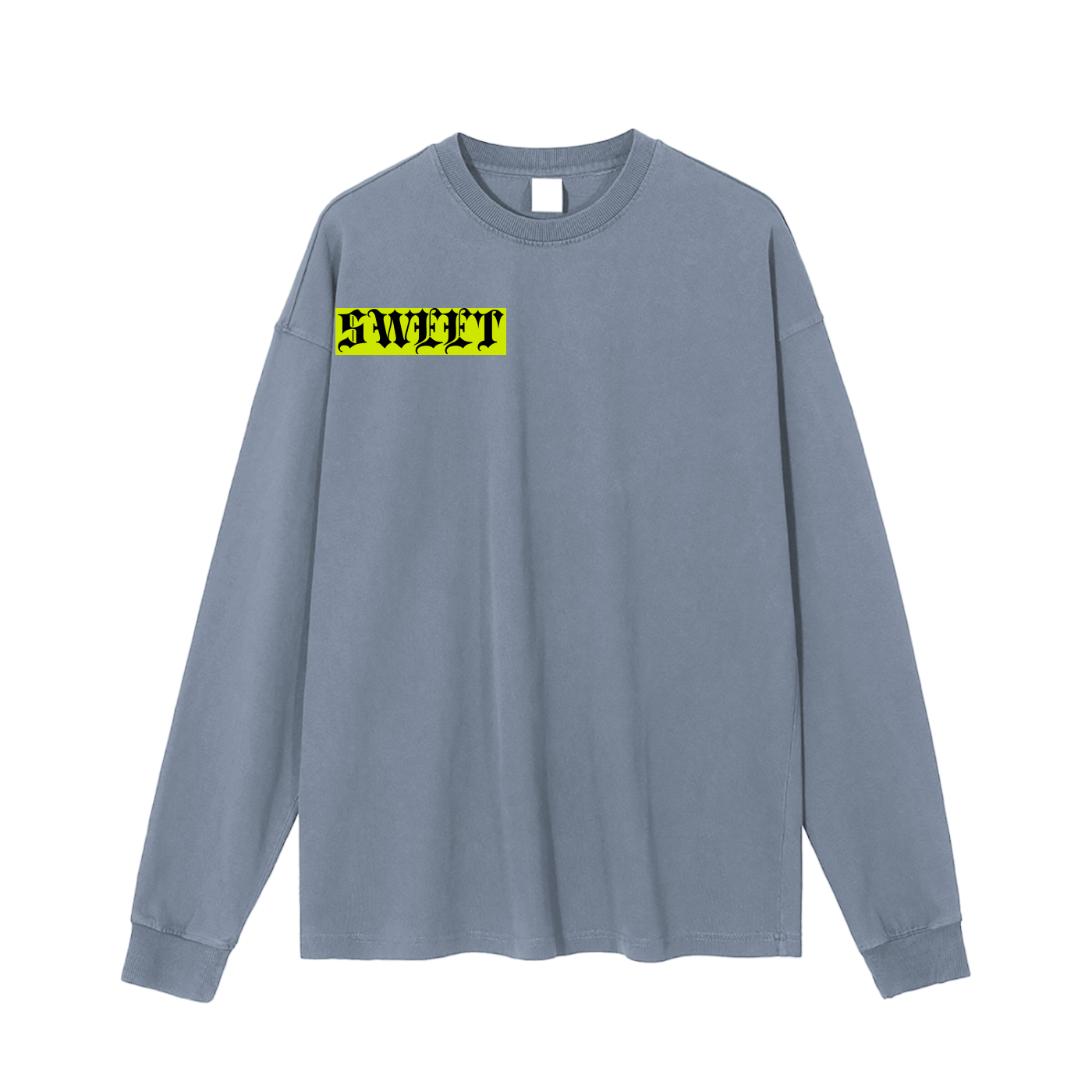 Long Sleeve Tee - "SWEET" (Enzyme Washed)