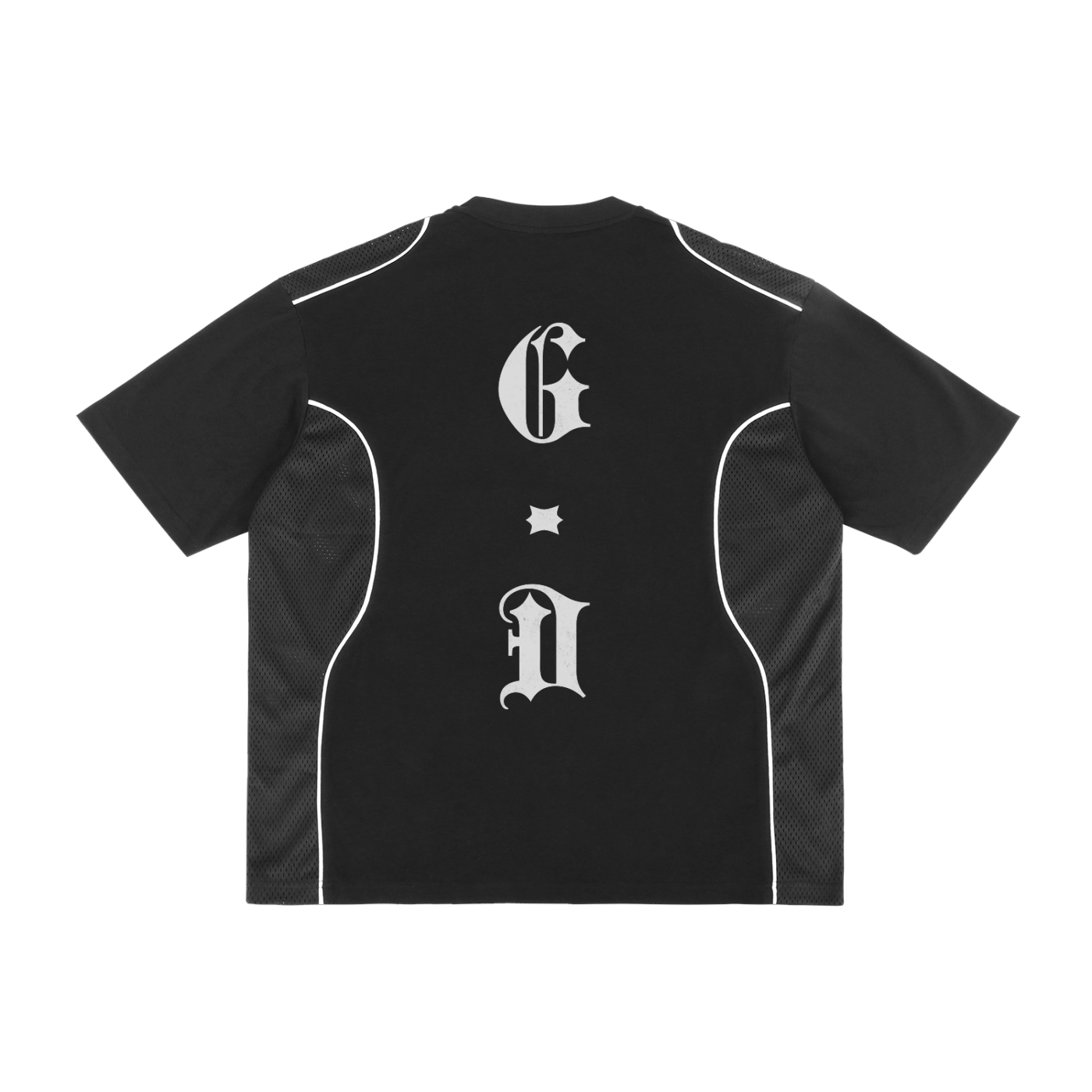 Contrast Piped Panel Tee