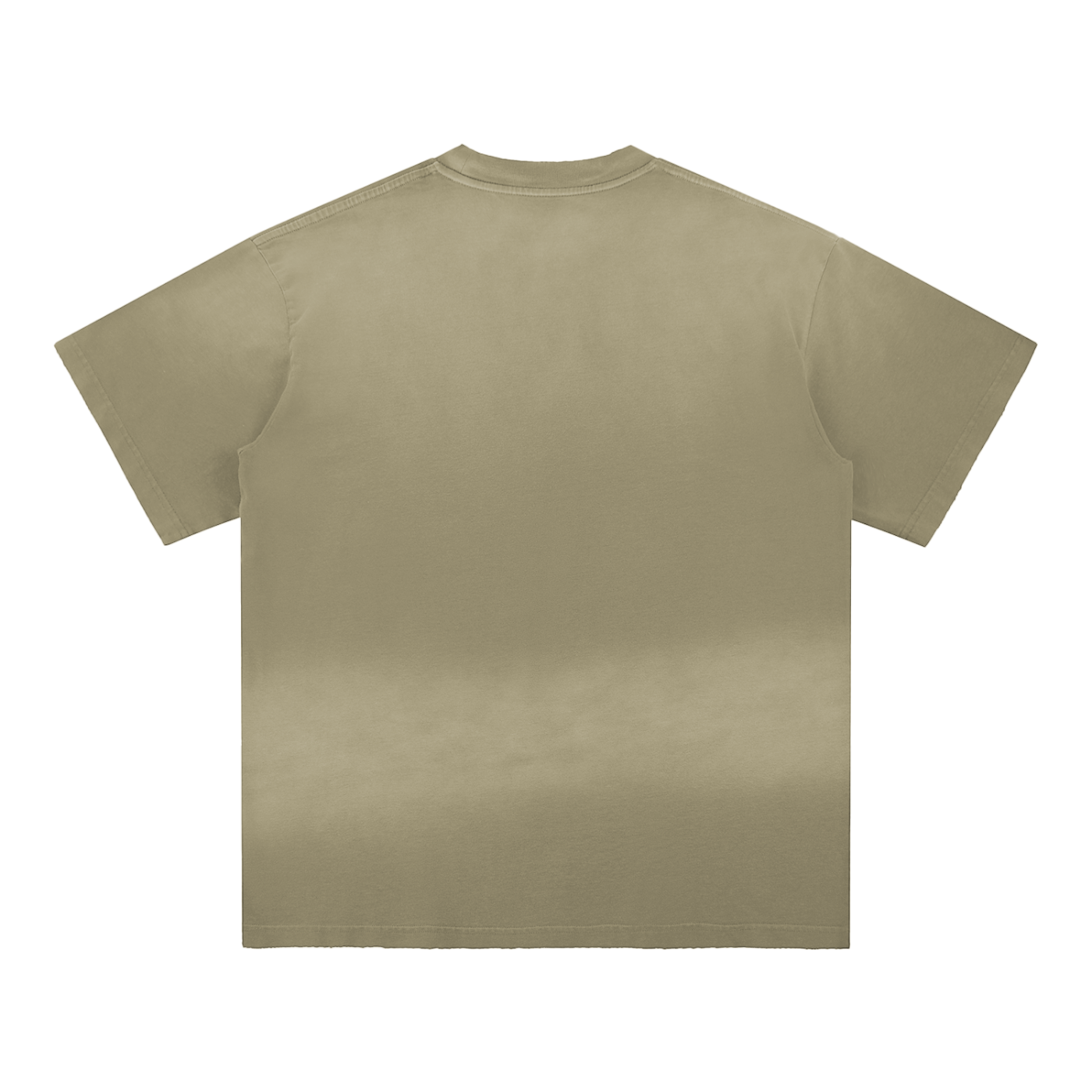 Sun-Fade Frayed Hem Oversized T-Shirt