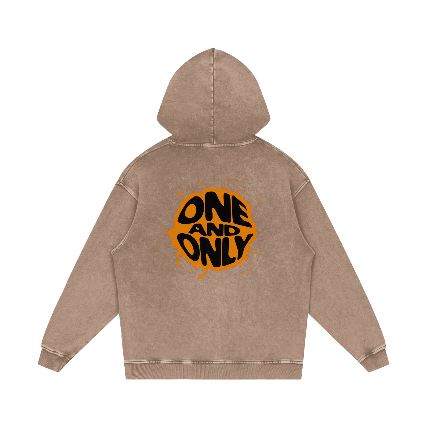 One And Only | Acid Wash Oversize Hoodie