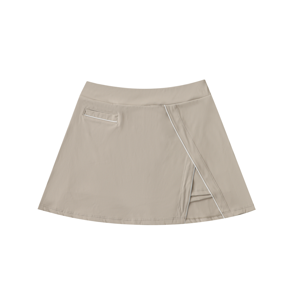 High-Waist A-Line Skirt