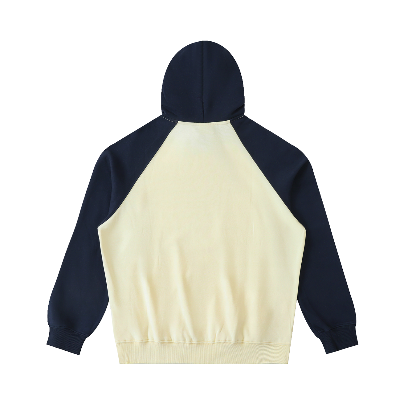 Color Block Raglan Sleeve Hoodie