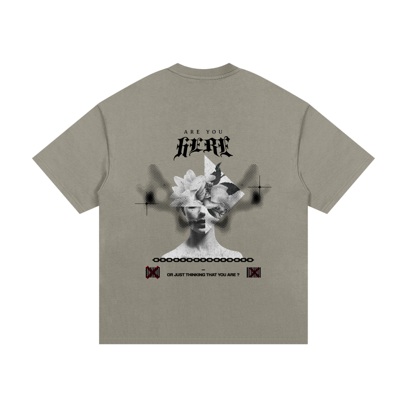 “Are You Here?” | Essential Heavyweight Cotton T-Shirt