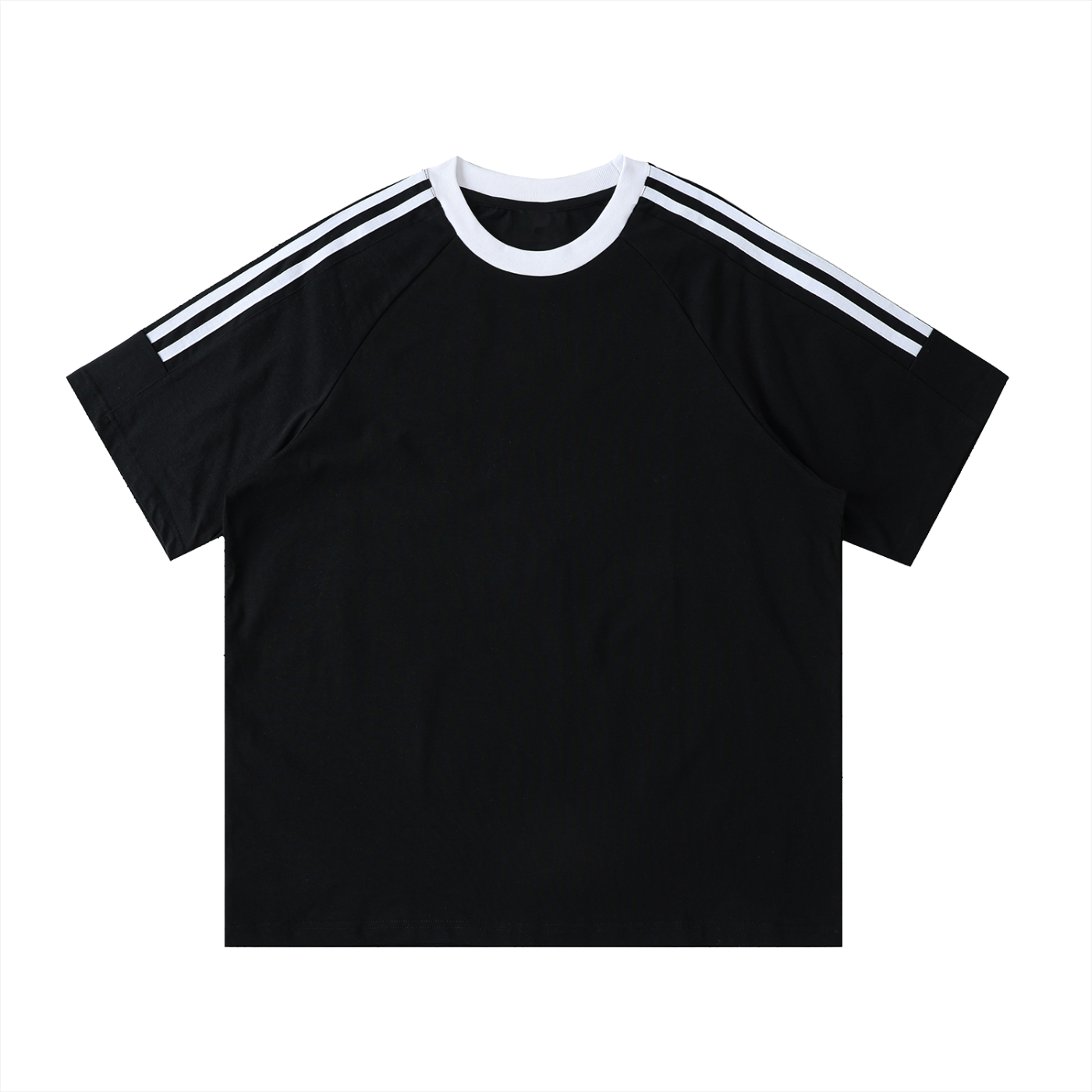 Contrast Tape Crewneck T-Shirt