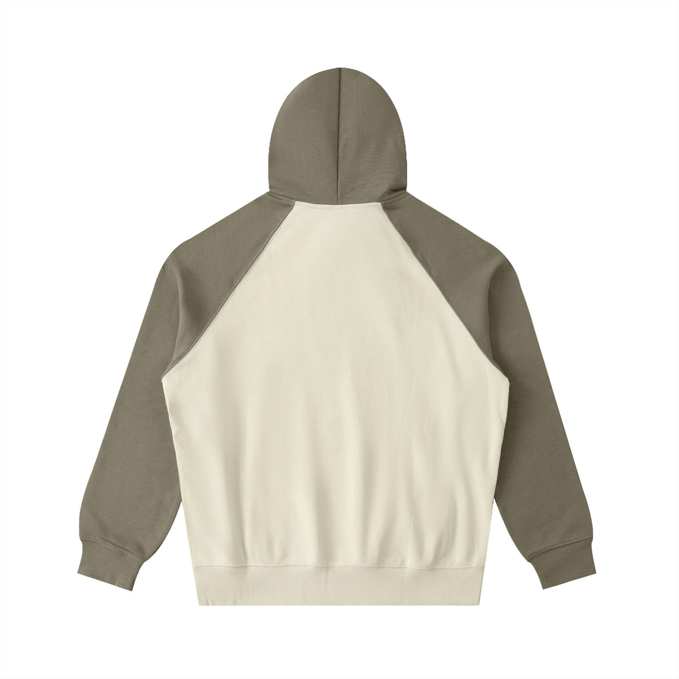 Color Block Raglan Sleeve Hoodie