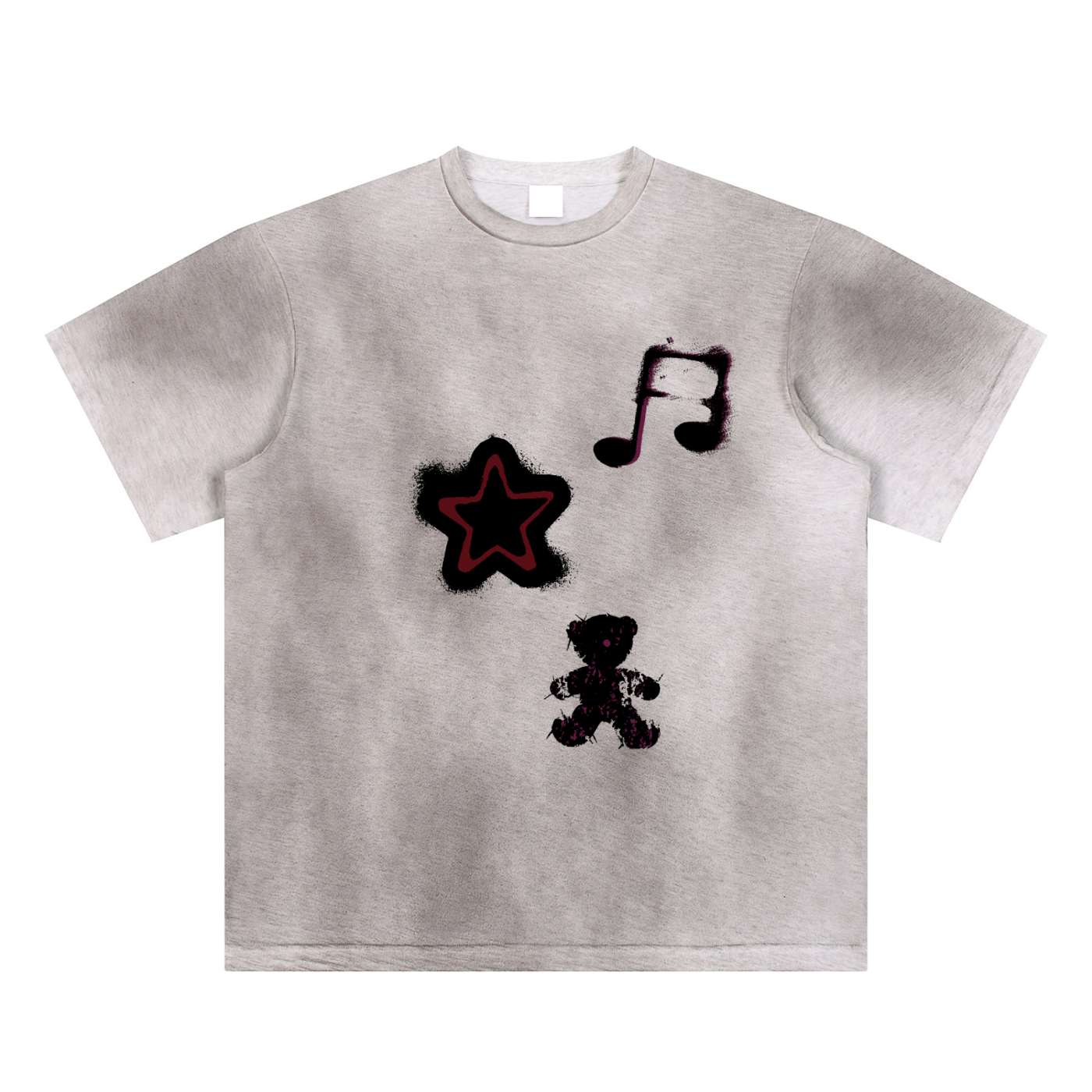 Sun Fade Hand-Painted Graphic Tee