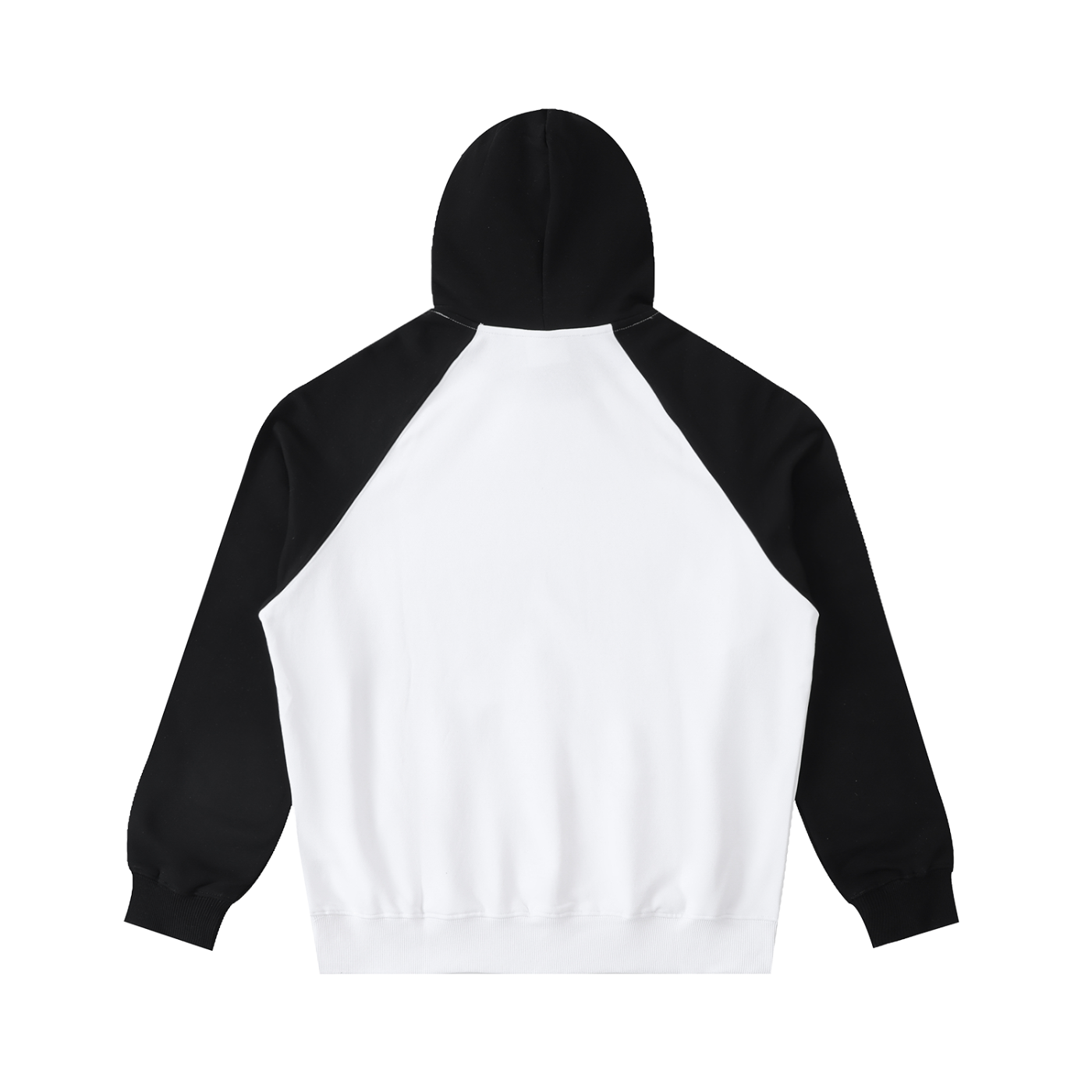 Color Block Raglan Sleeve Hoodie