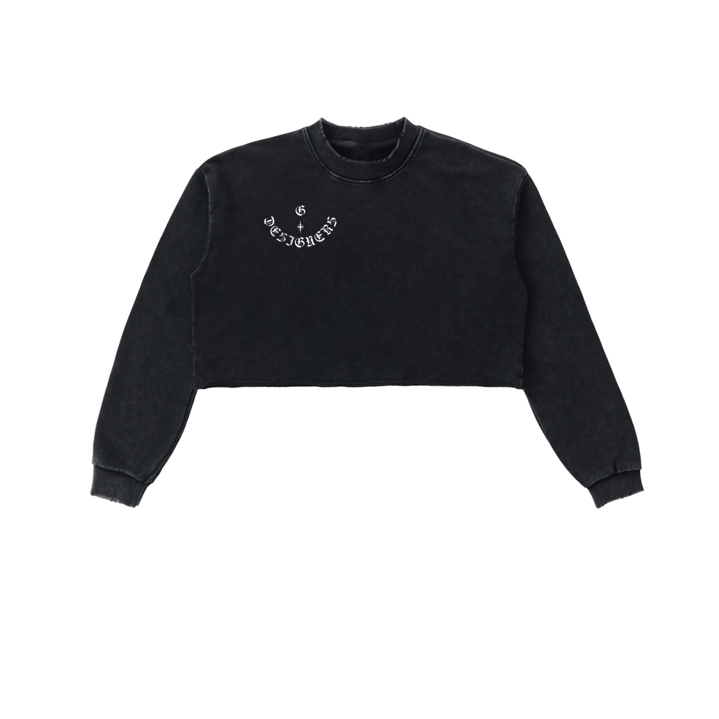 Women's Cotton Cropped Sweatshirt