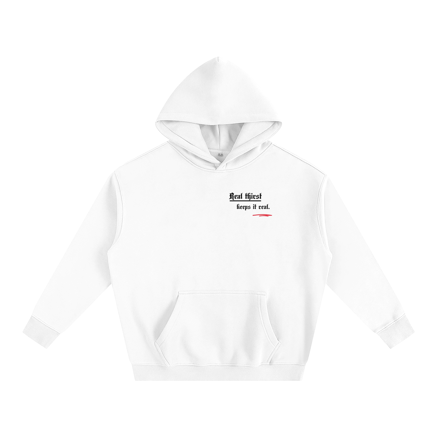 Thirsty Oversized Fleece Hoodie