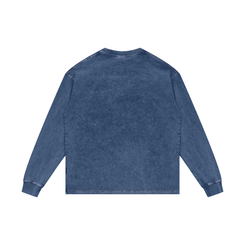 XoXo | Acid Wash Long Sleeve T-Shirt