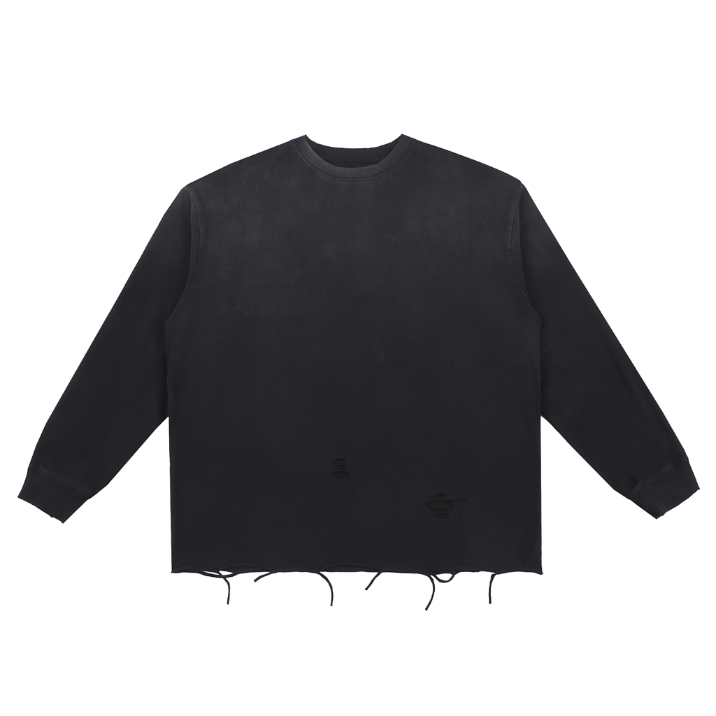 Raw Edge Cotton Shirt