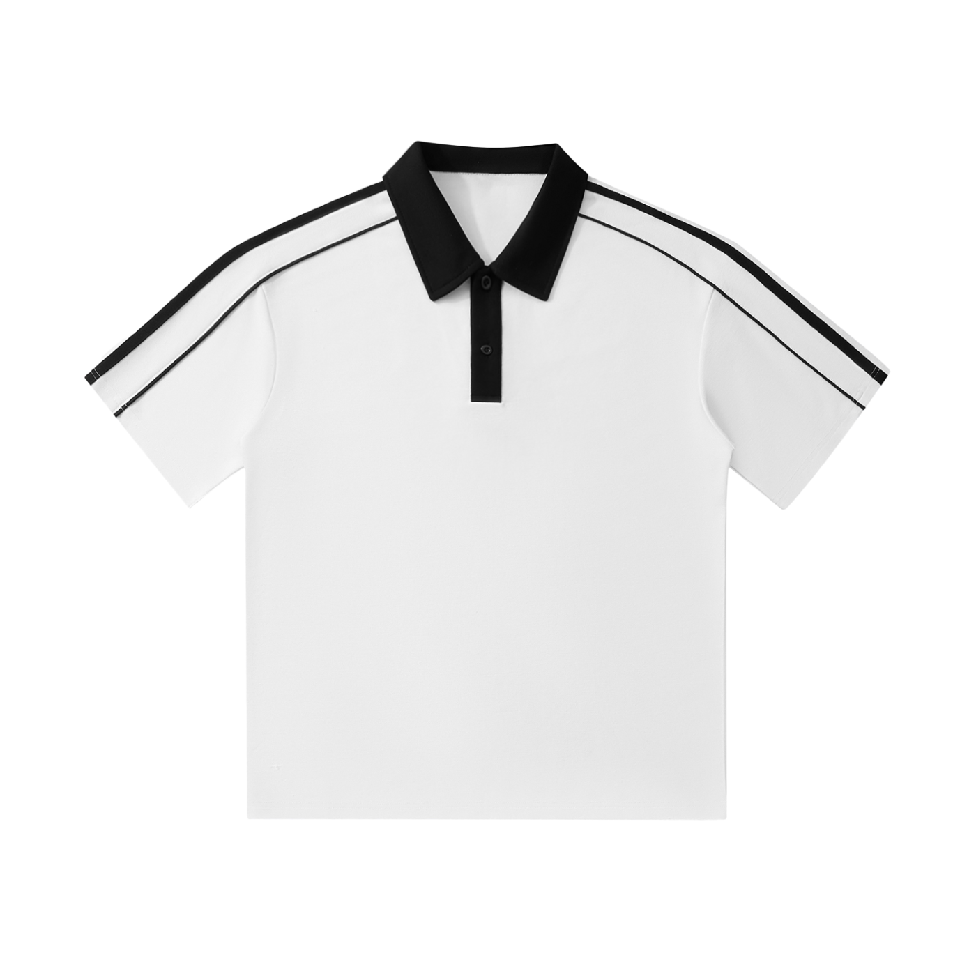 Athletic Stripe Polo Shirt