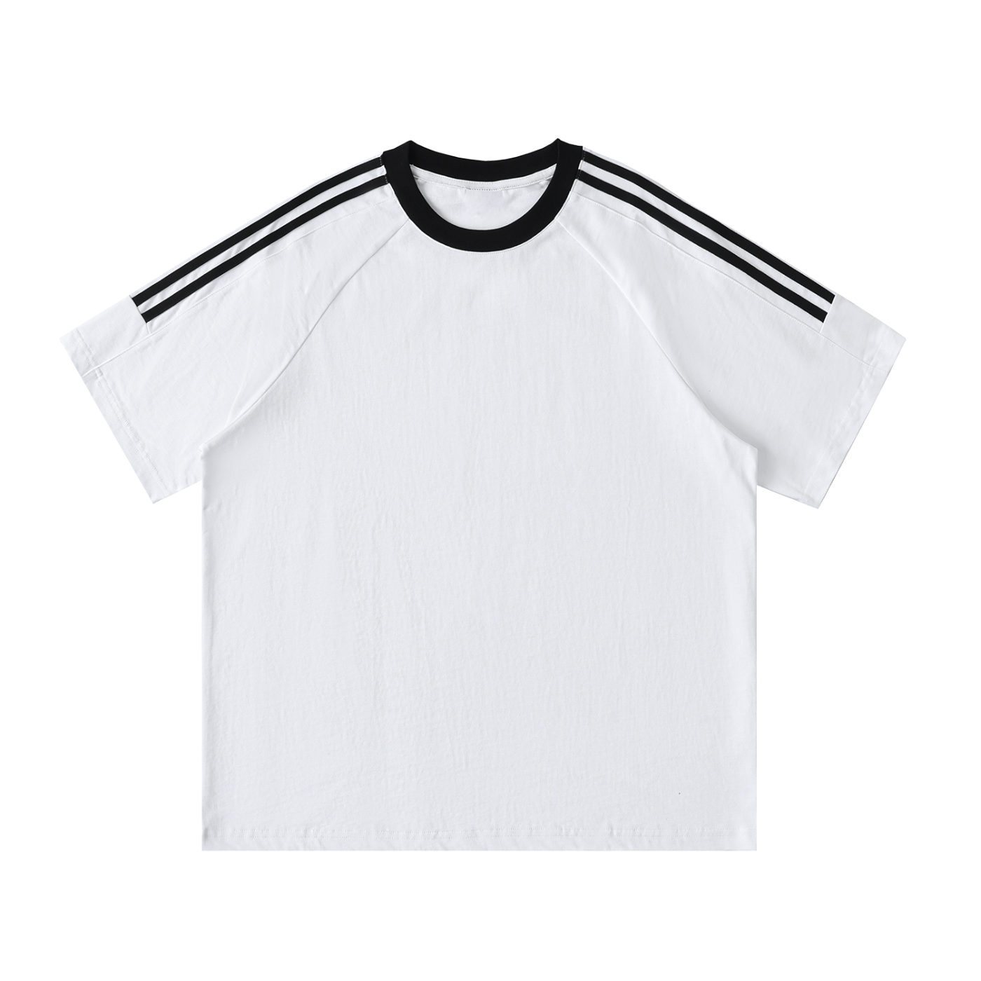 Contrast Tape Crewneck T-Shirt