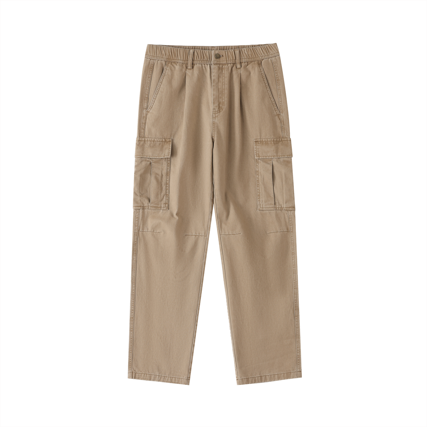 Elastic Waist Cargo Pants