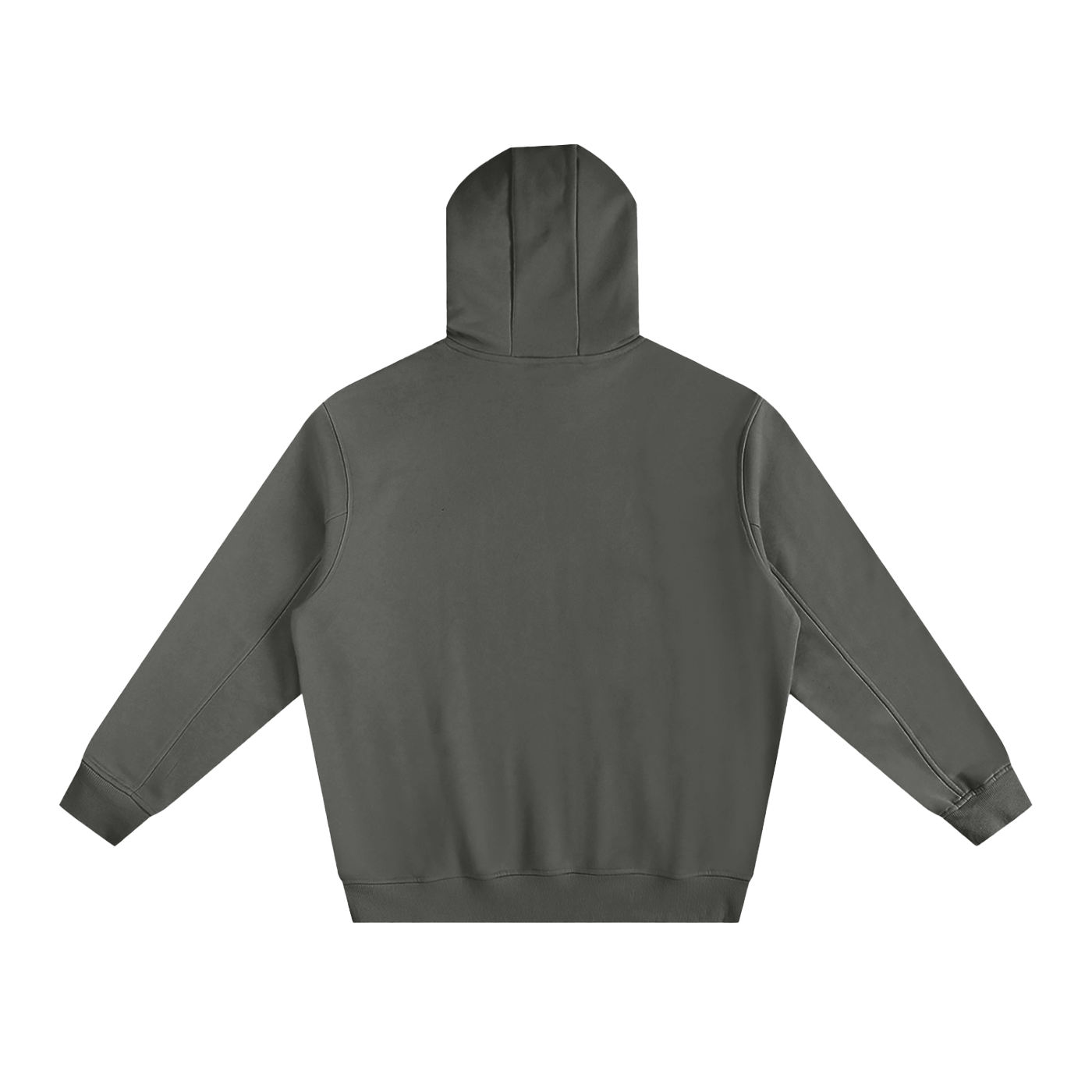 Fleece-Lined High Neck Hoodie