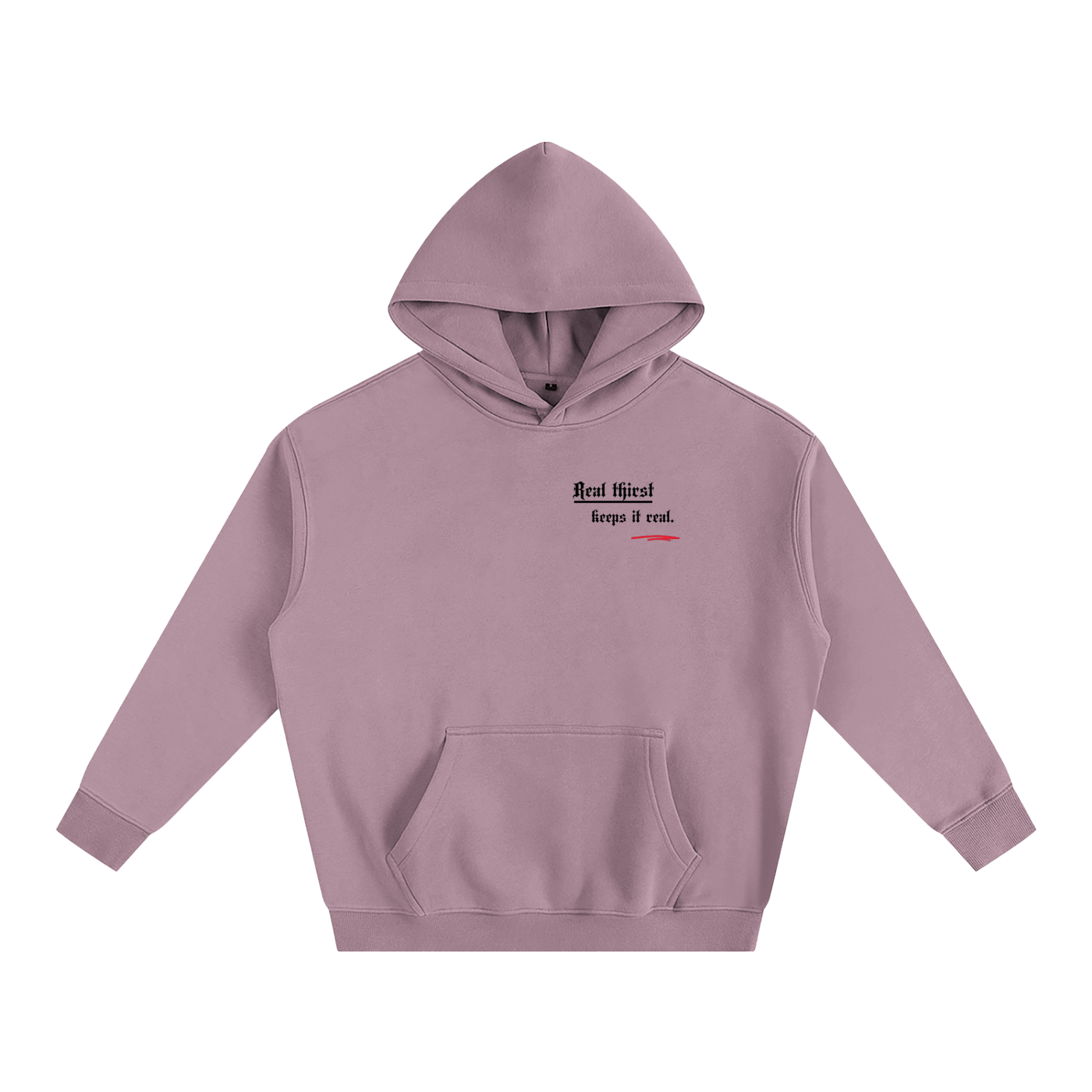 Thirsty Oversized Fleece Hoodie