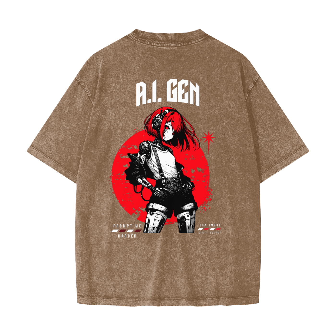 AI GEN | Heavyweight Snow Washed T-Shirt