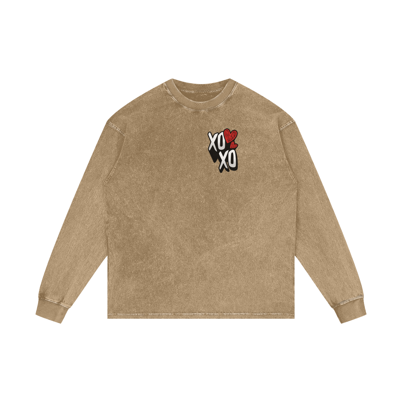 XoXo | Acid Wash Long Sleeve T-Shirt