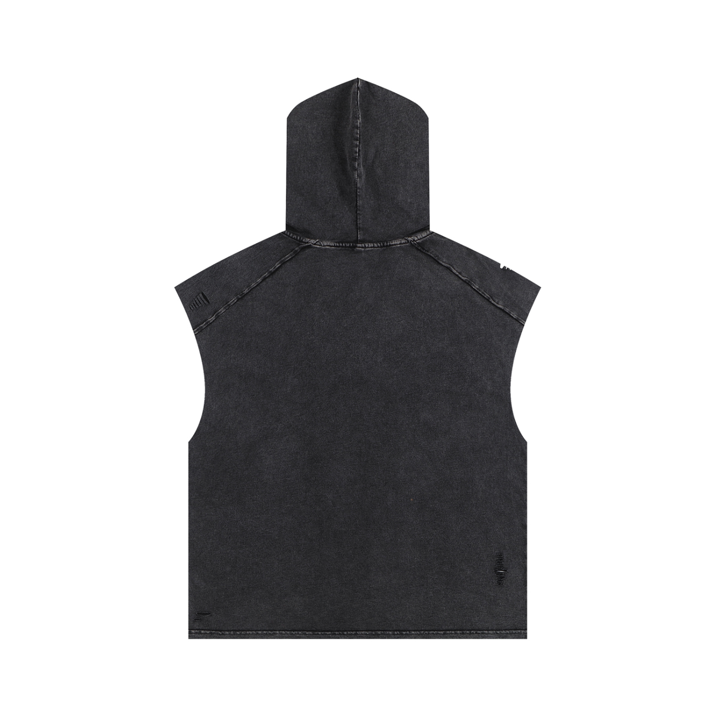 Boxy Hooded Cotton Tank Top