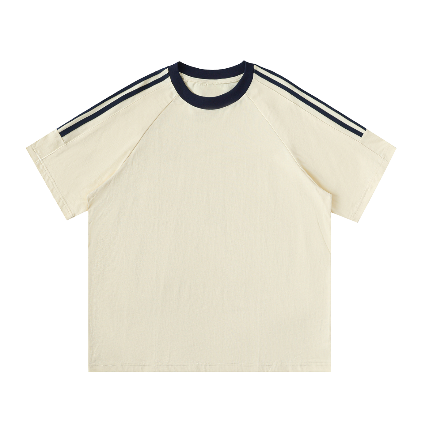 Contrast Tape Crewneck T-Shirt