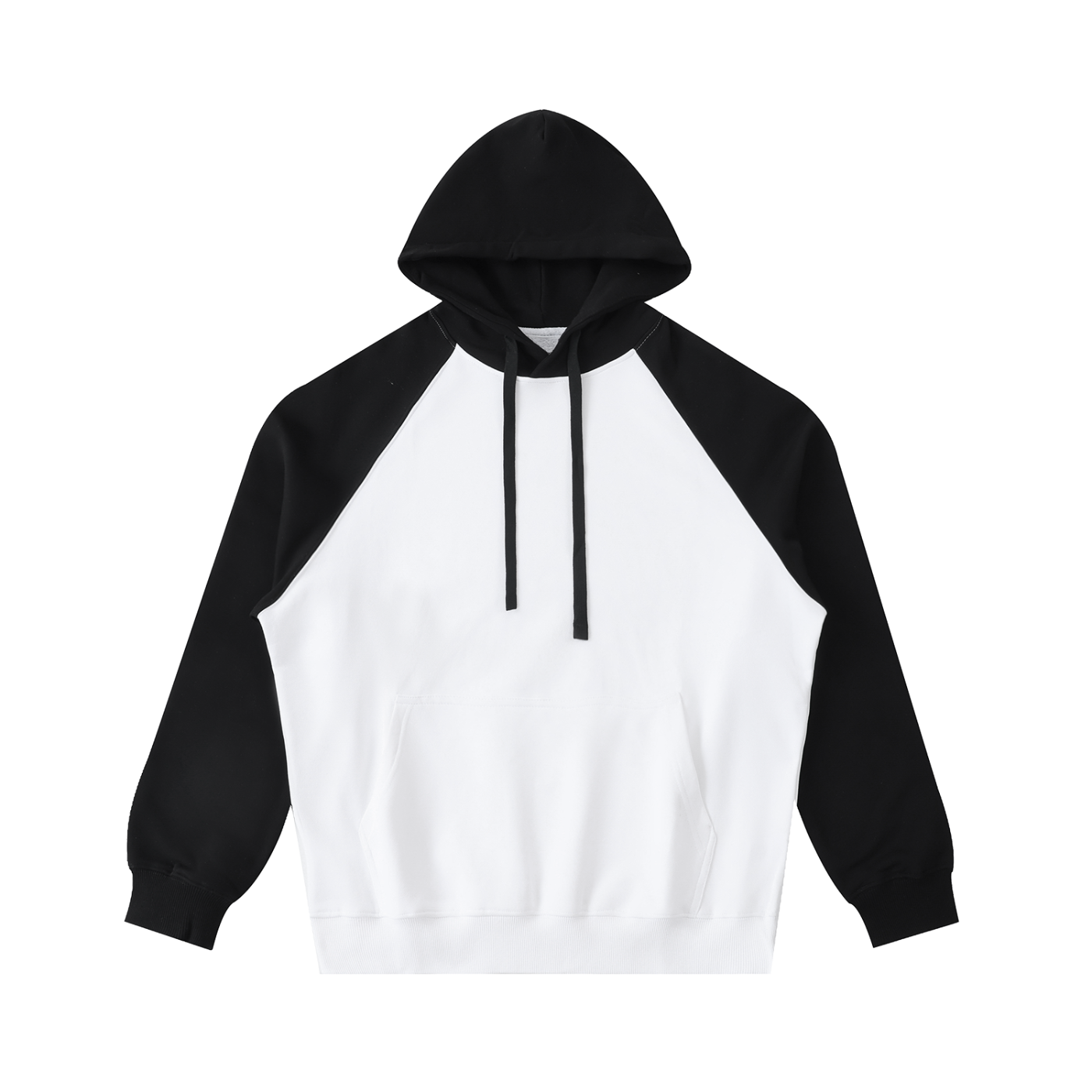 Color Block Raglan Sleeve Hoodie