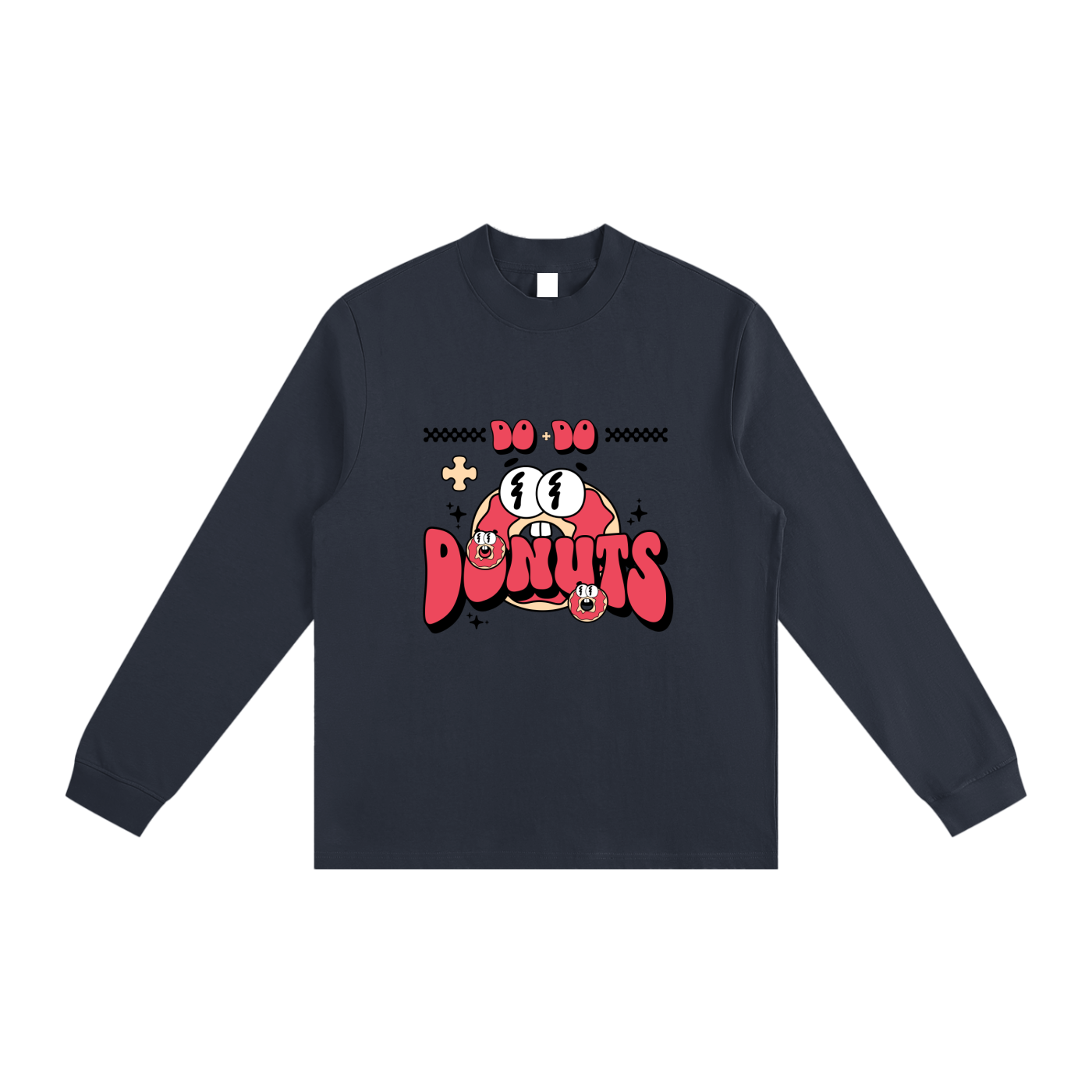 Cartoon Donut Graphic | Cotton Sweatshirt