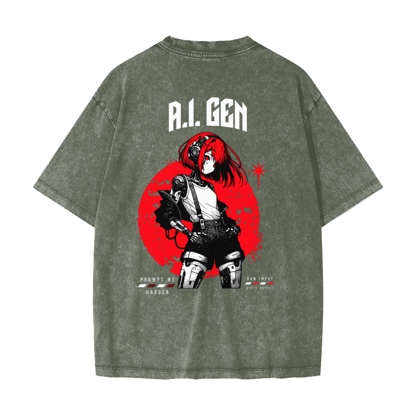 AI GEN | Heavyweight Snow Washed T-Shirt