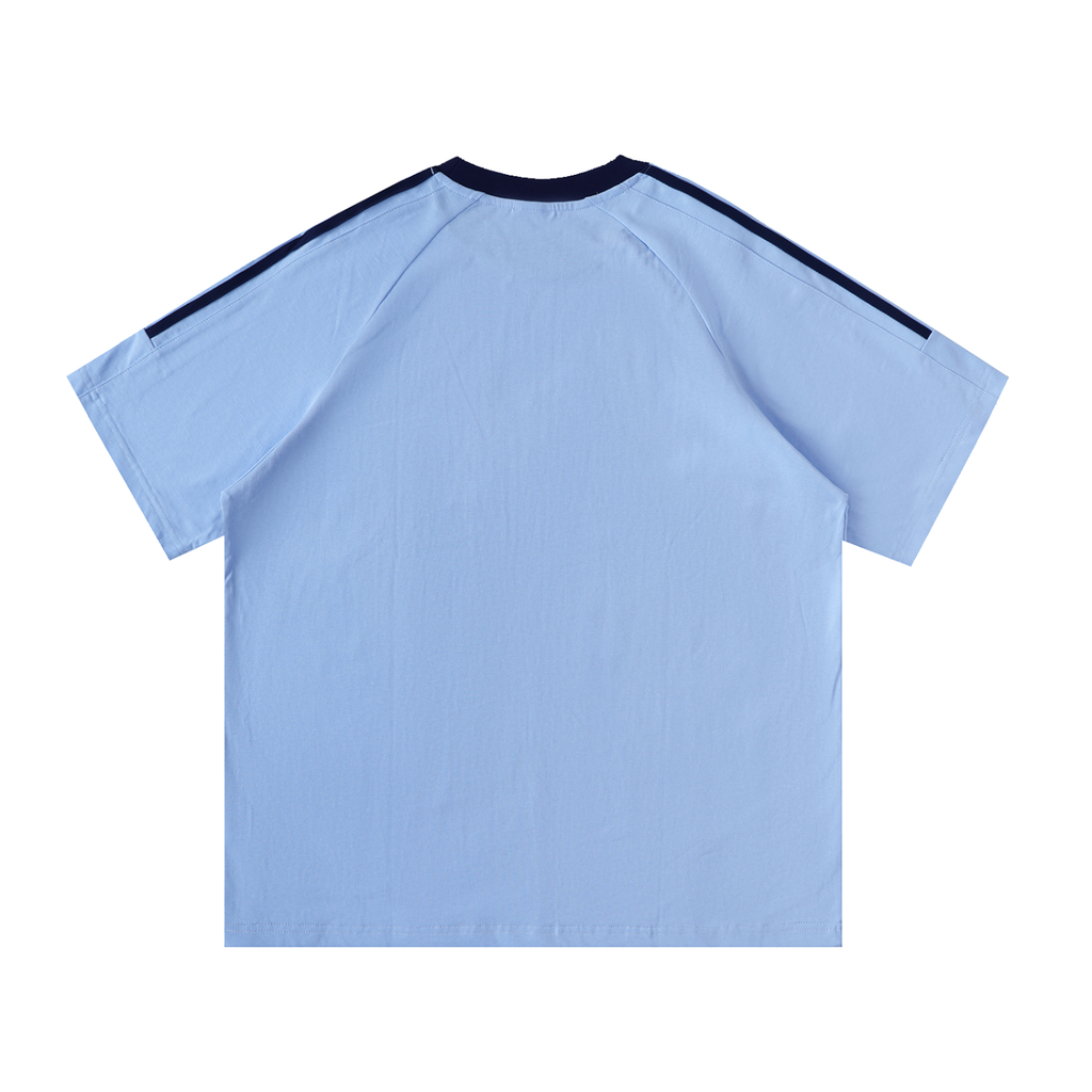 Contrast Tape Crewneck T-Shirt