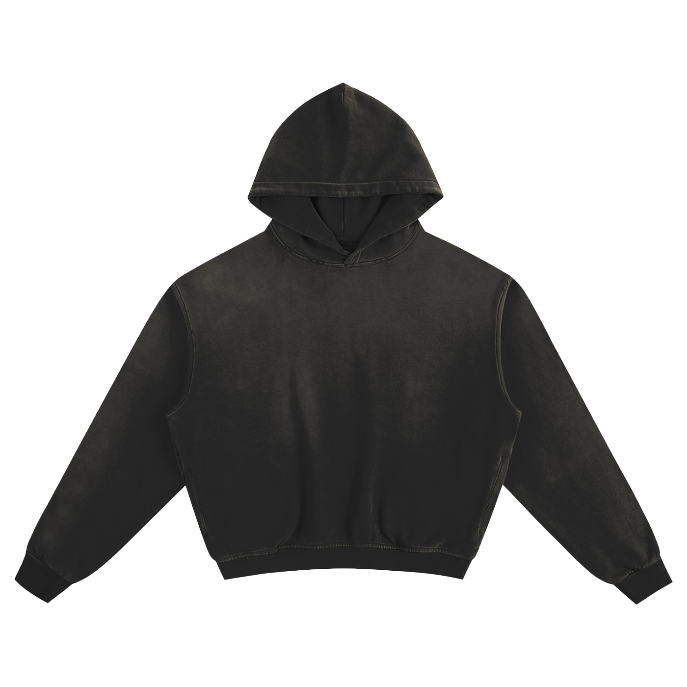 "Would You Mind" | Handcrafted Cropped Graphic Hoodie