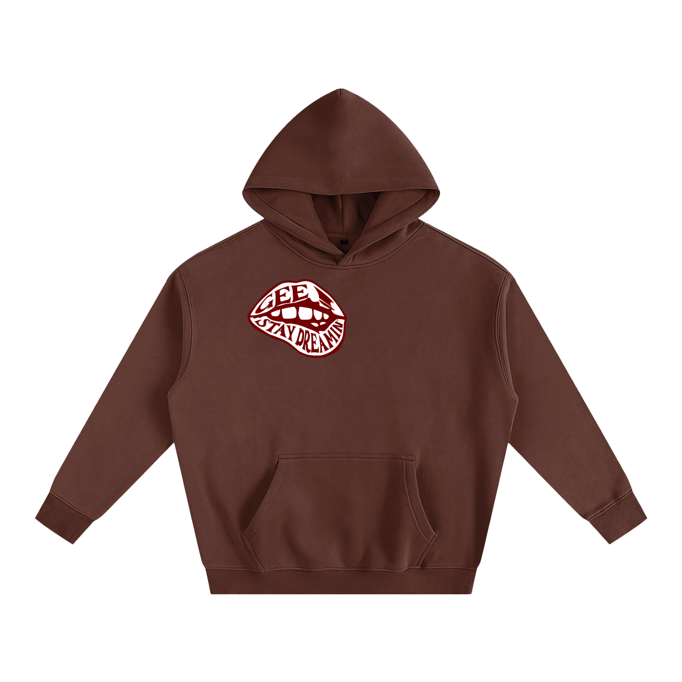 Gee Oversize Fleeced Graphic Hoodie