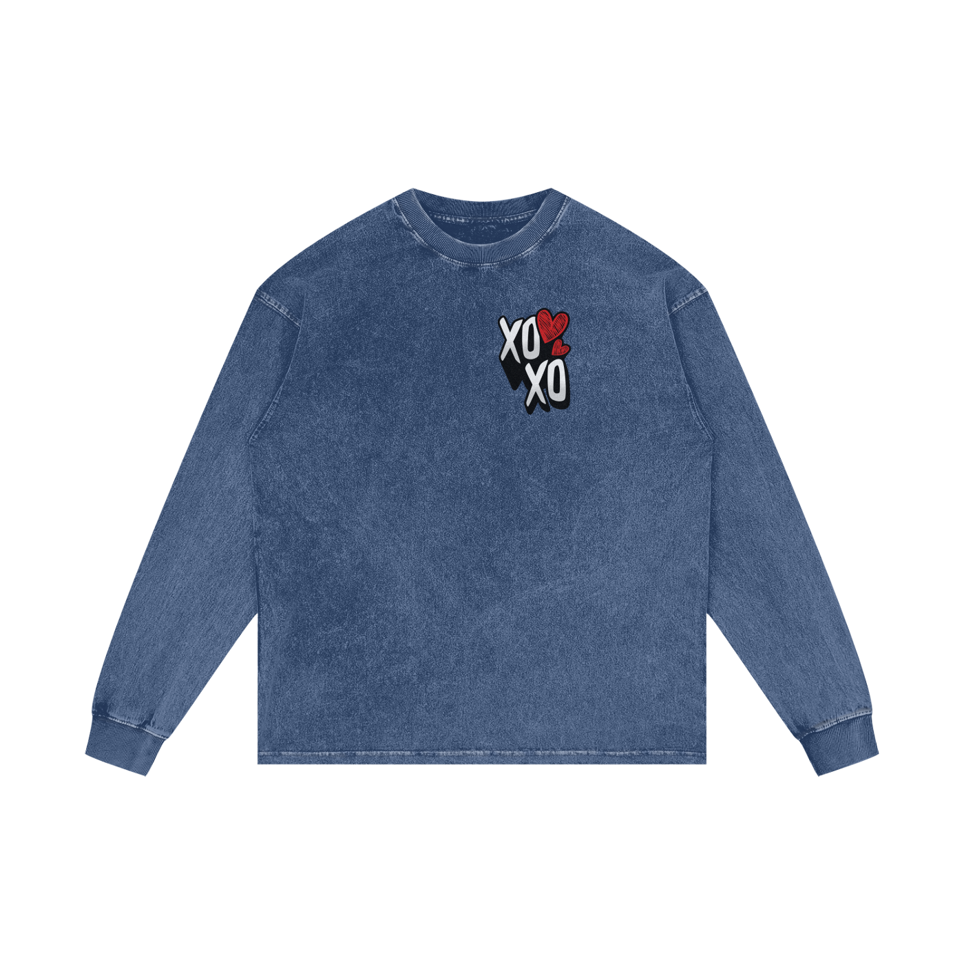 XoXo | Acid Wash Long Sleeve T-Shirt