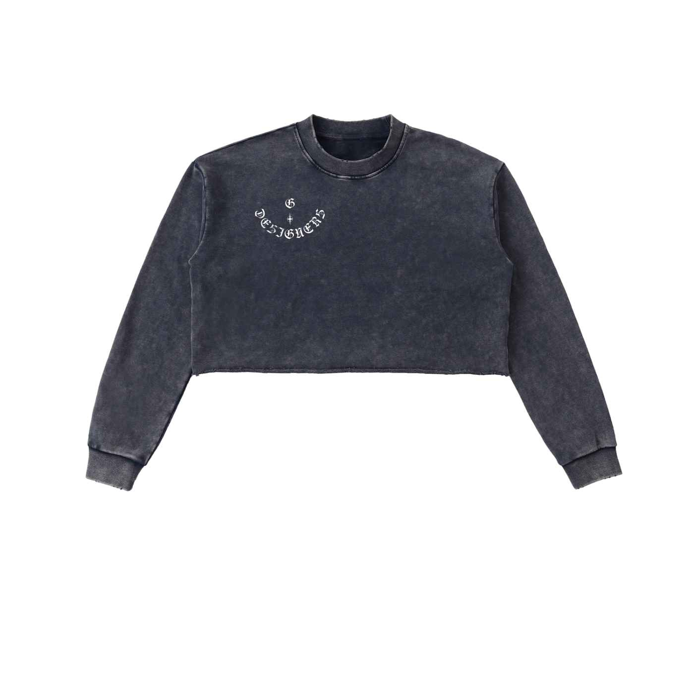 Women's Cotton Cropped Sweatshirt