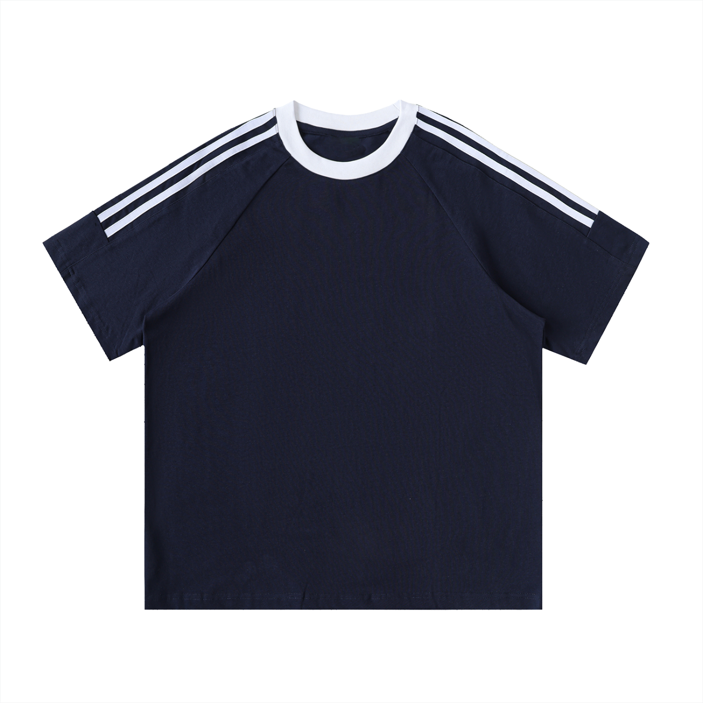 Contrast Tape Crewneck T-Shirt