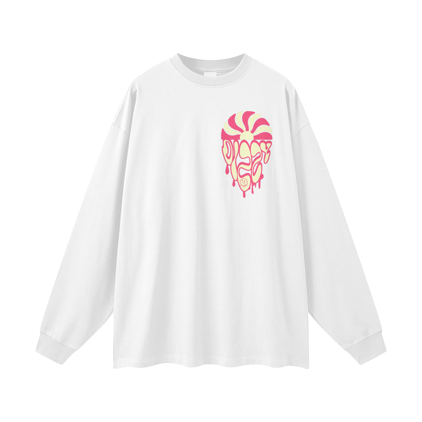 Dizzy Graphic Long Sleeve Cotton Tee