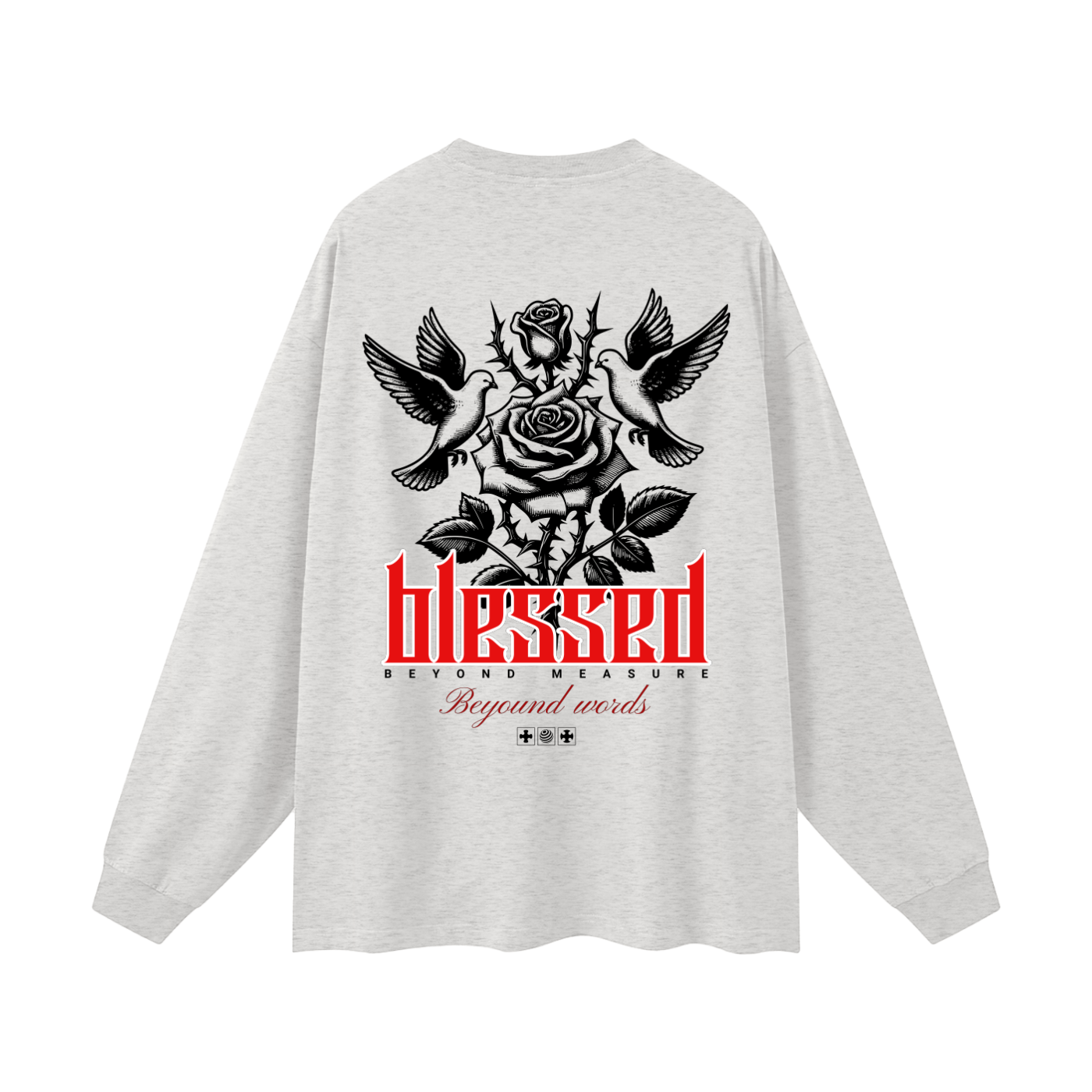 Blessed Beyond Words Graphic Long Sleeve Tee