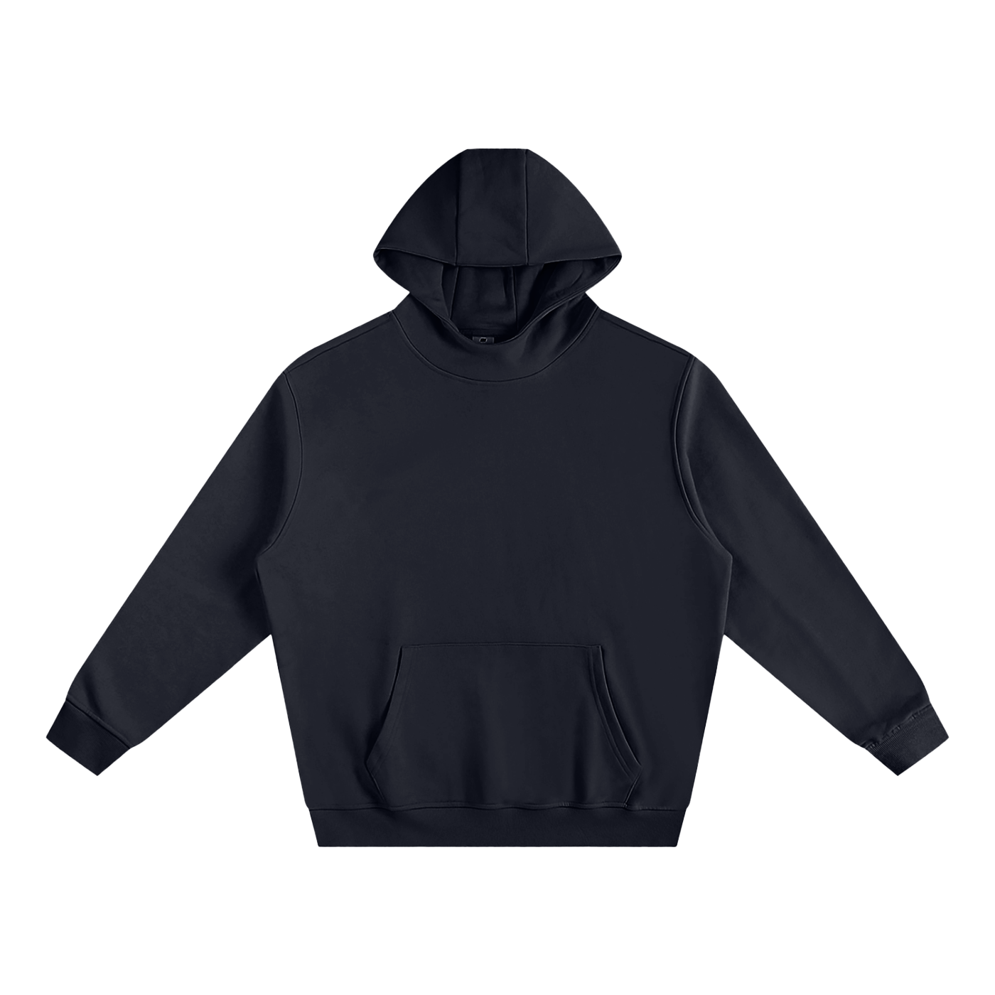Fleece-Lined High Neck Hoodie