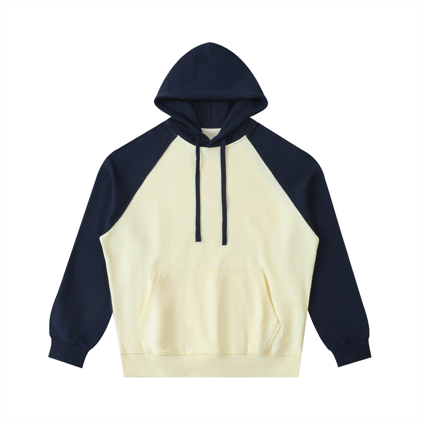 Color Block Raglan Sleeve Hoodie