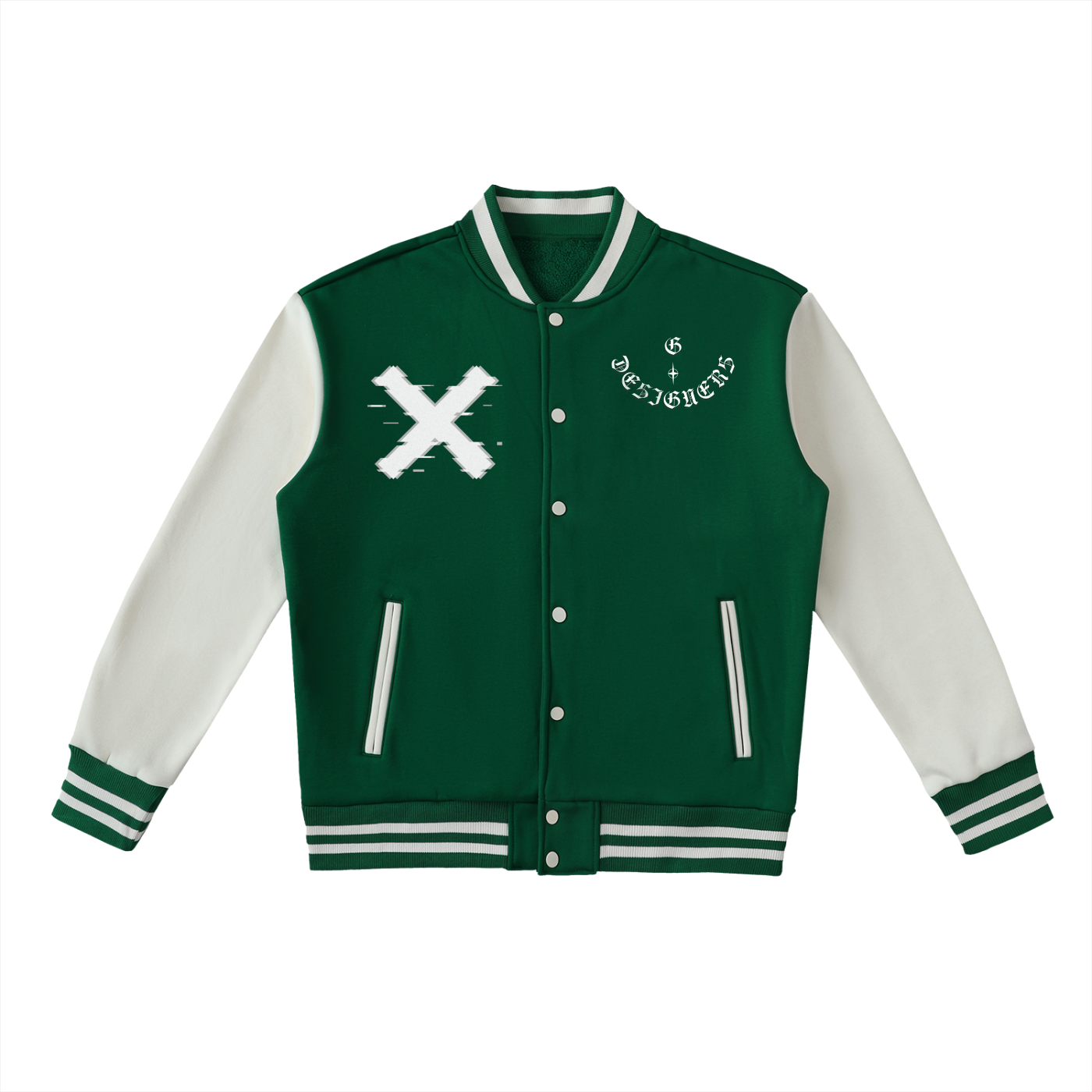 Two-Tone Classic Varsity Jacket