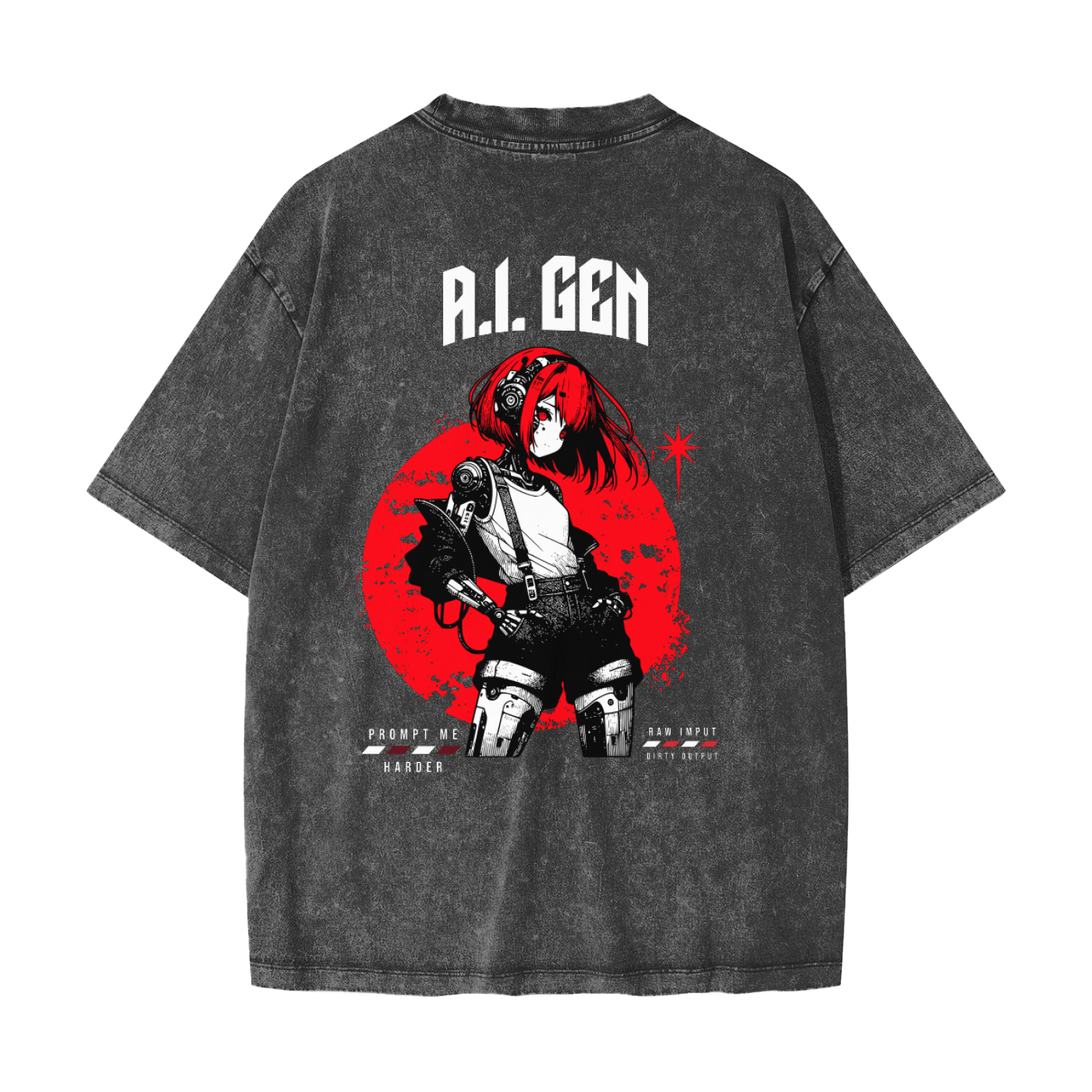 AI GEN | Heavyweight Snow Washed T-Shirt